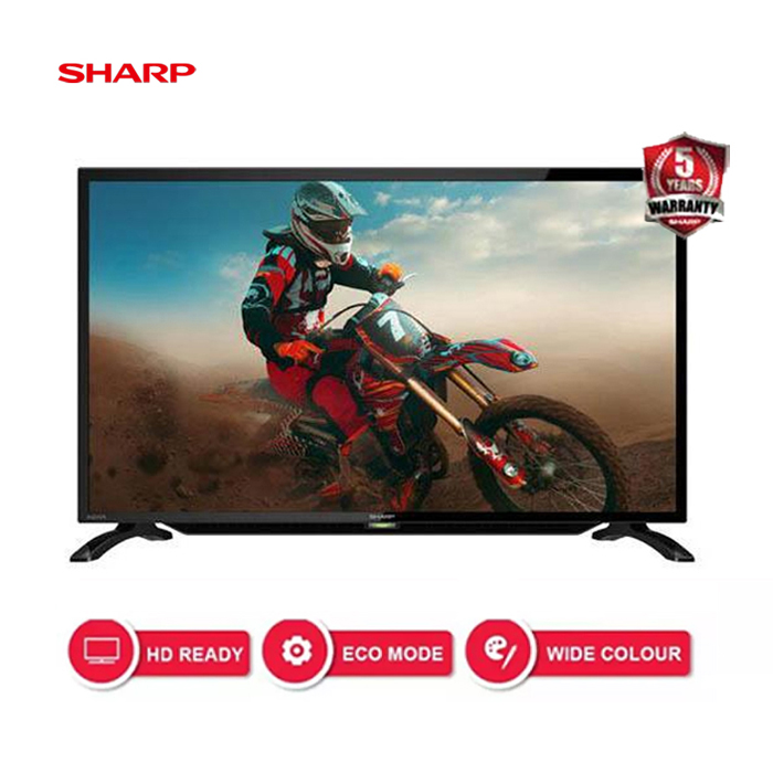 SHARP LED TV 32 Inch HD - 2T-C32BA1i - Black